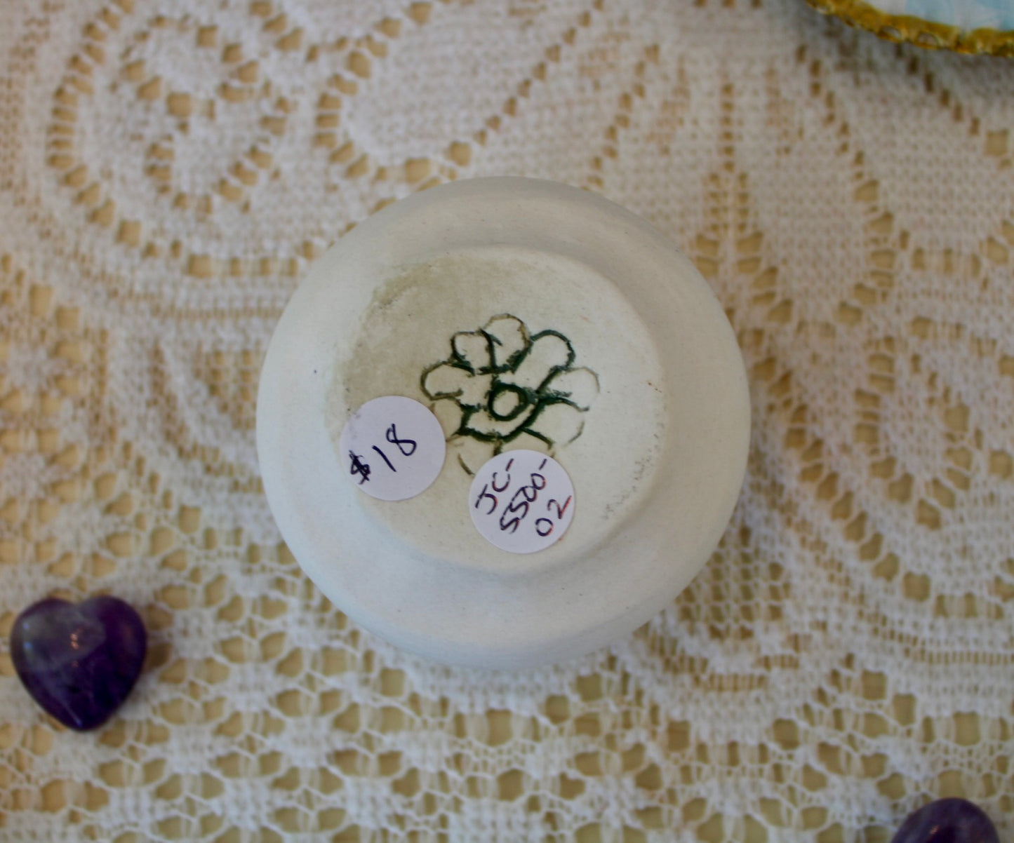 Tiny White Vase