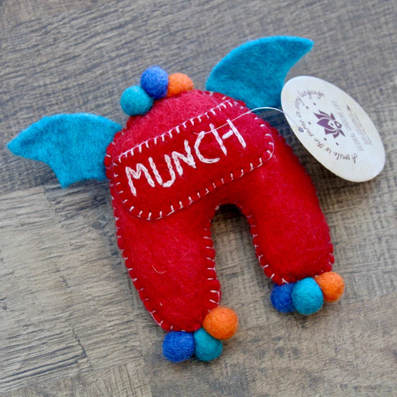 Red Felt Monster - Tooth Fairy Pillow