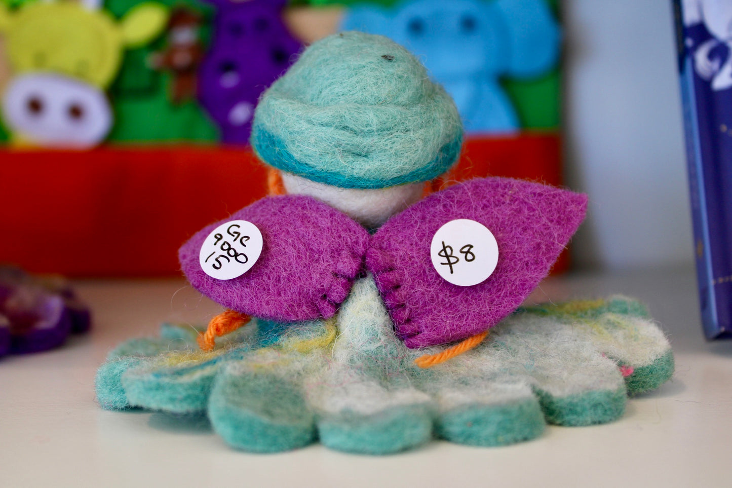 Felted Flower Fairy Doll