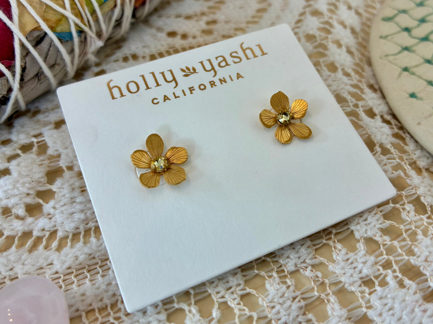 Petite Plumeria Posts - Champagne