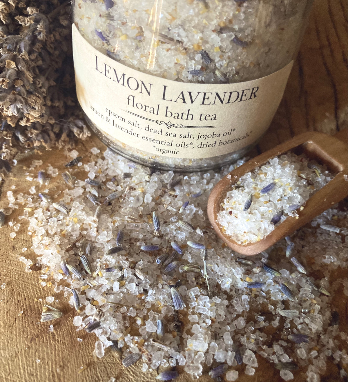 Lemon Lavender Floral Bath Tea