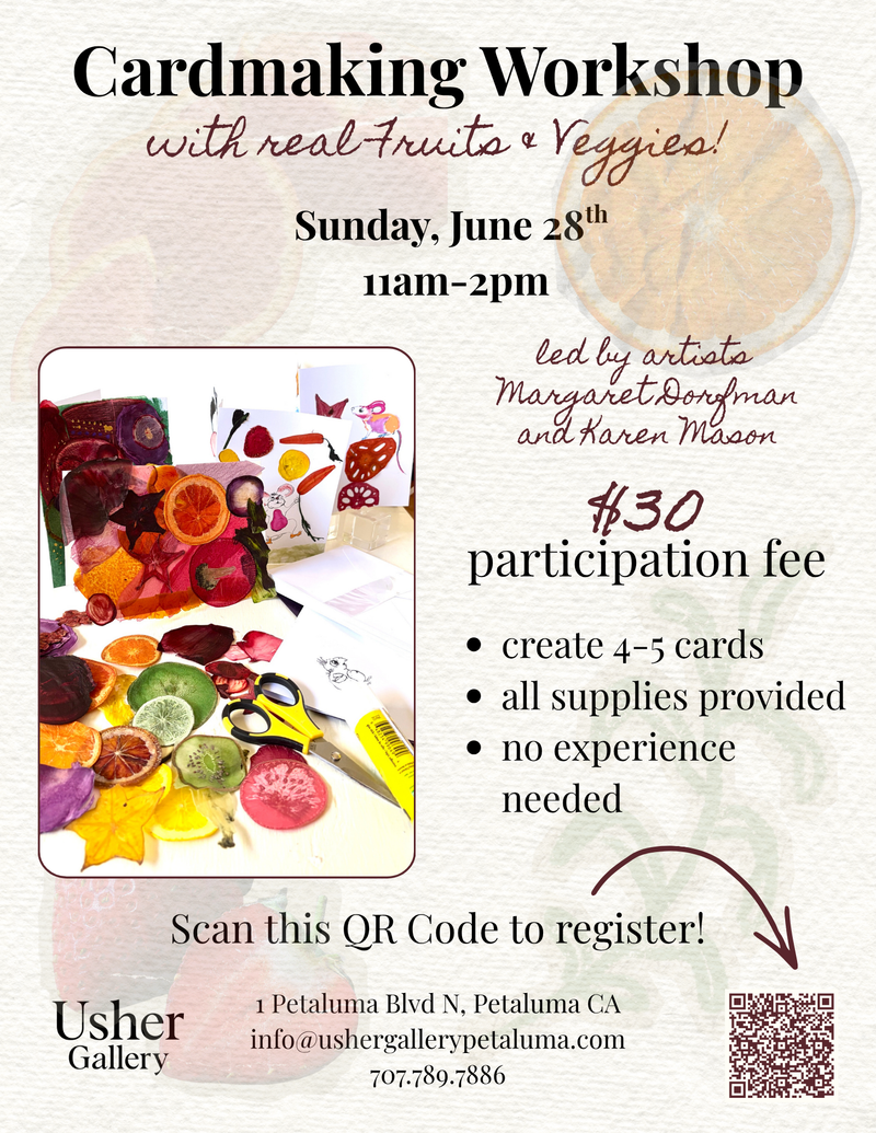 Cardmaking Workshop with Real Fruits & Veggies