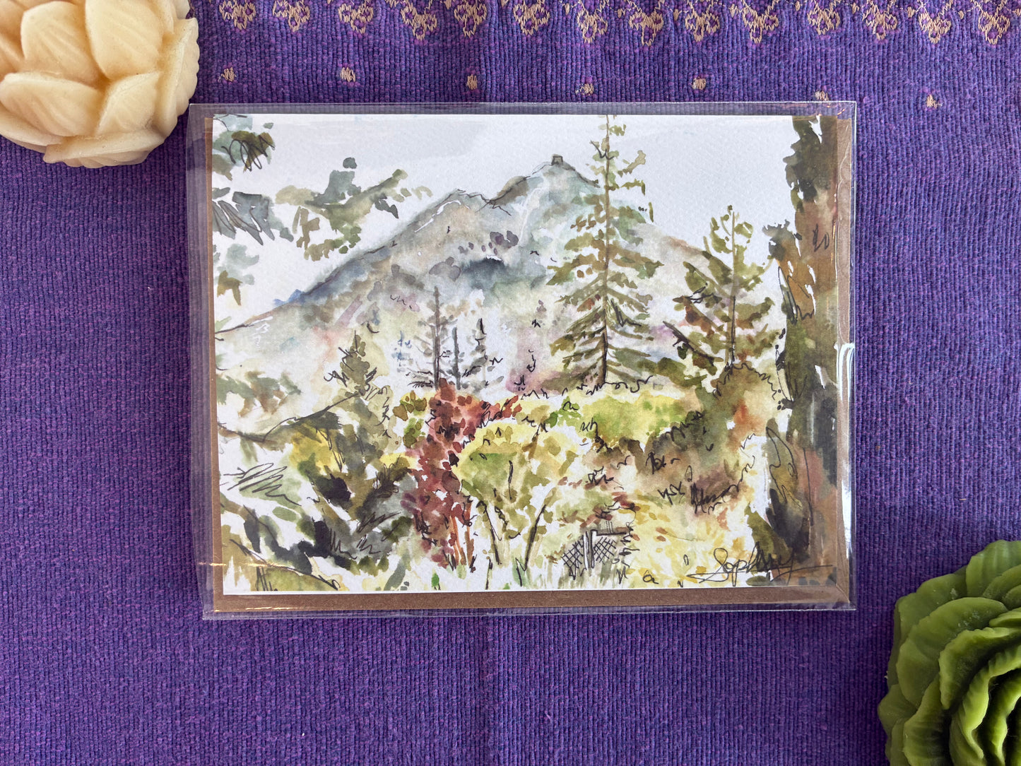 Mount Tam Greeting Card