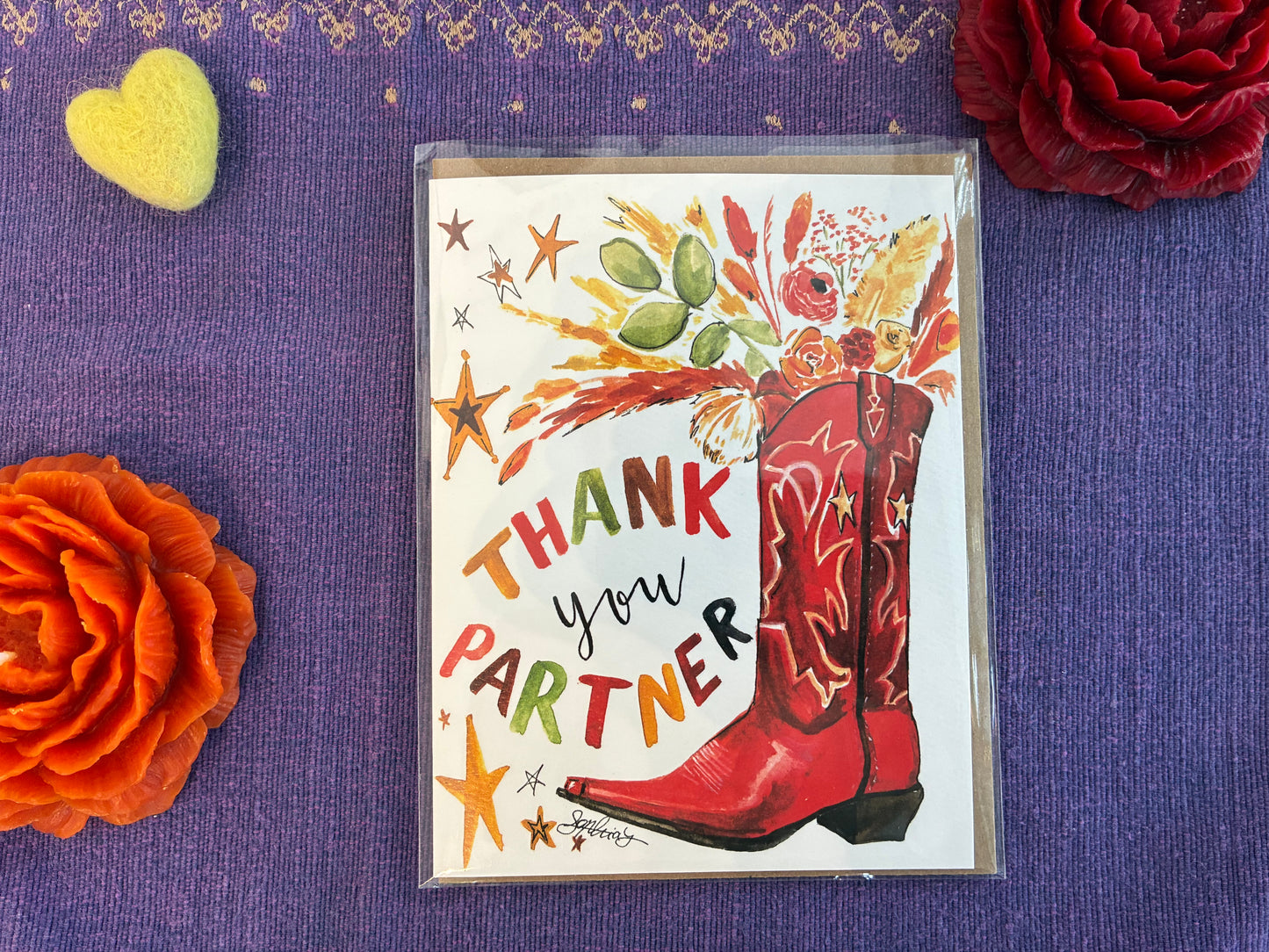 Thank You Partner Greeting Card