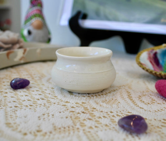 Tiny White Vase