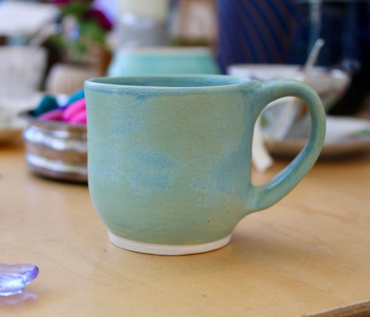 Robin's Egg Blue Cappuccino Cup