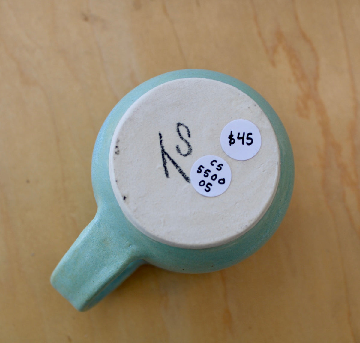 Robin's Egg Blue Cappuccino Cup