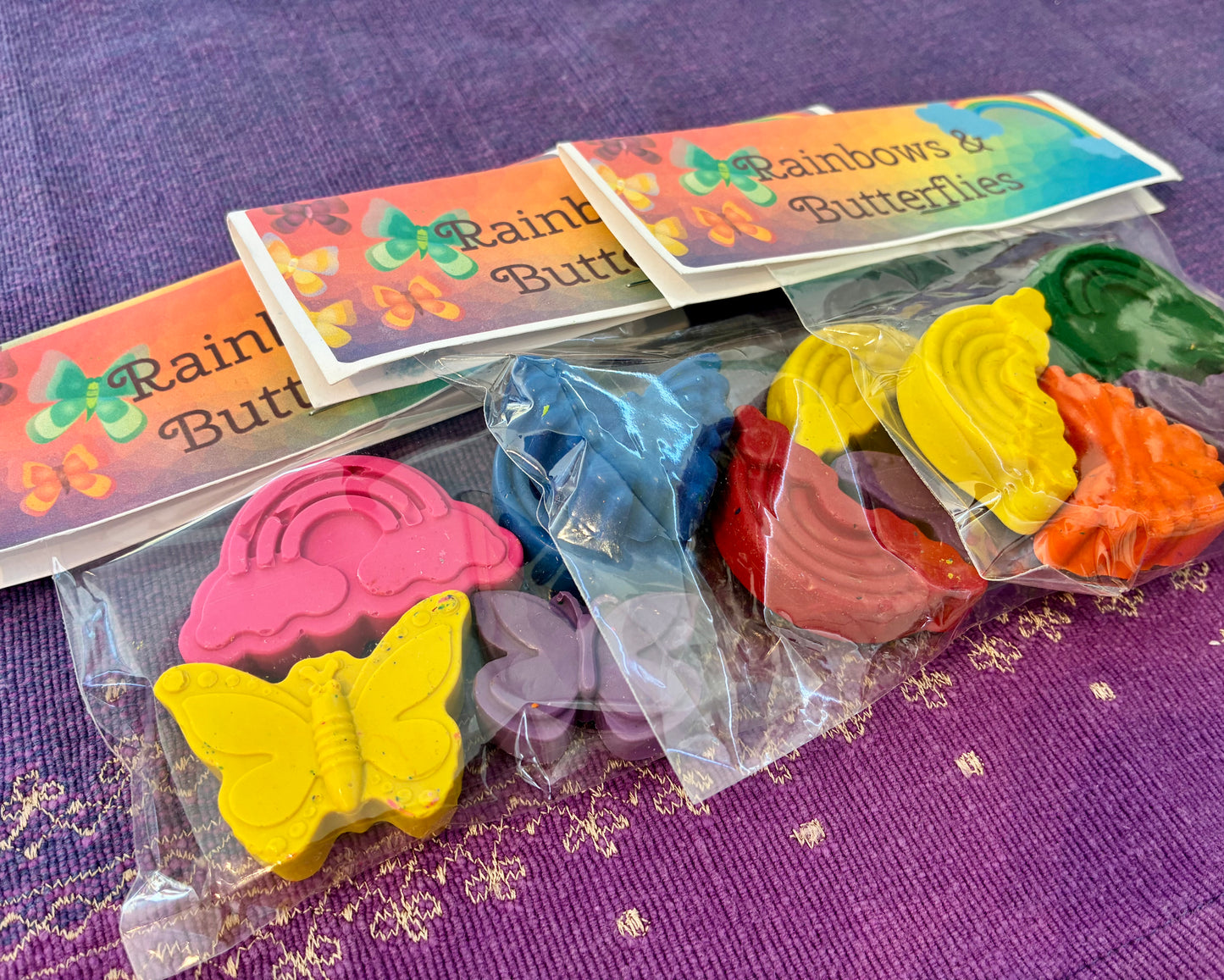 Rainbows & Butterflies - Crayon Bag