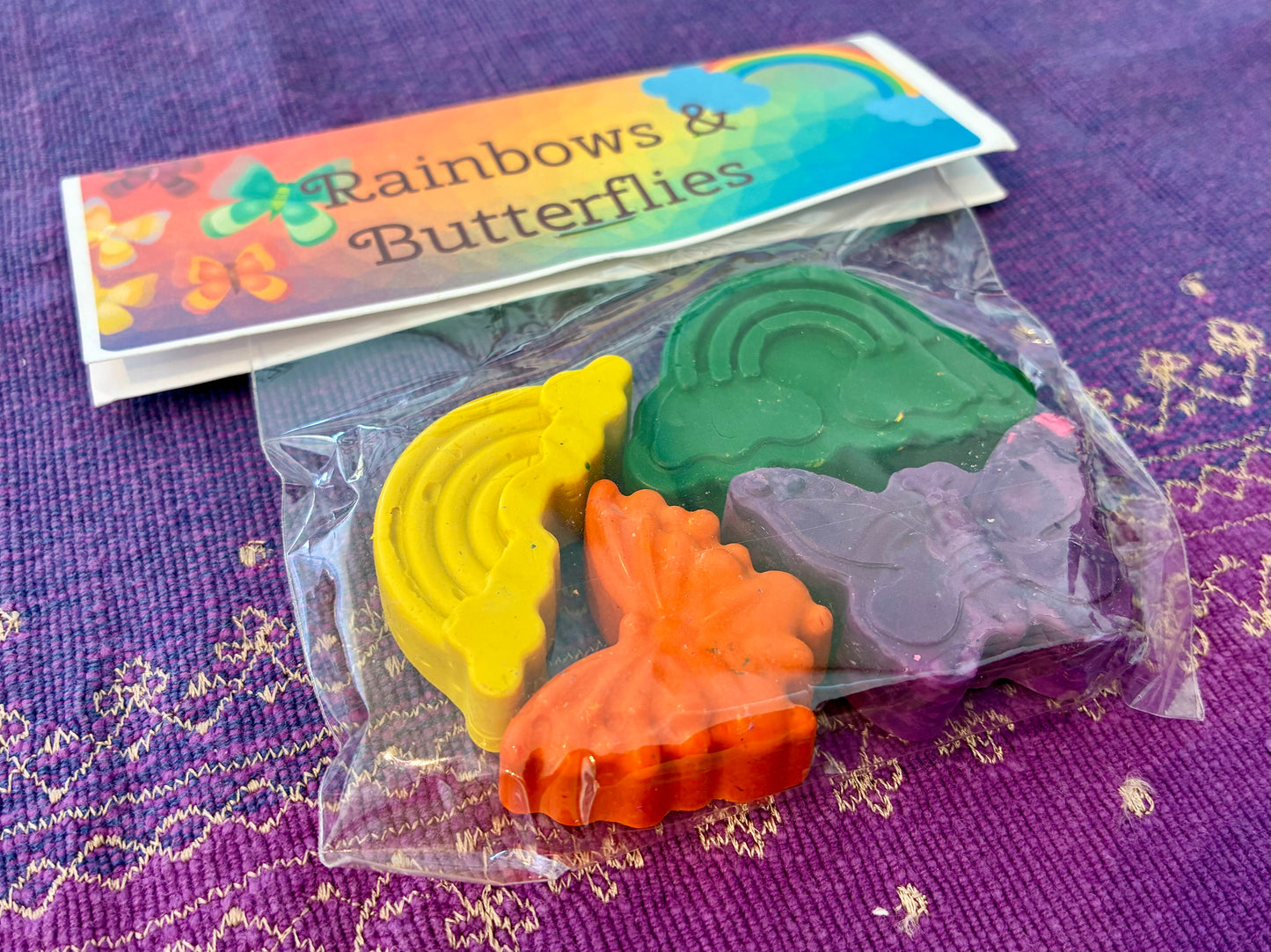 Rainbows & Butterflies - Crayon Bag
