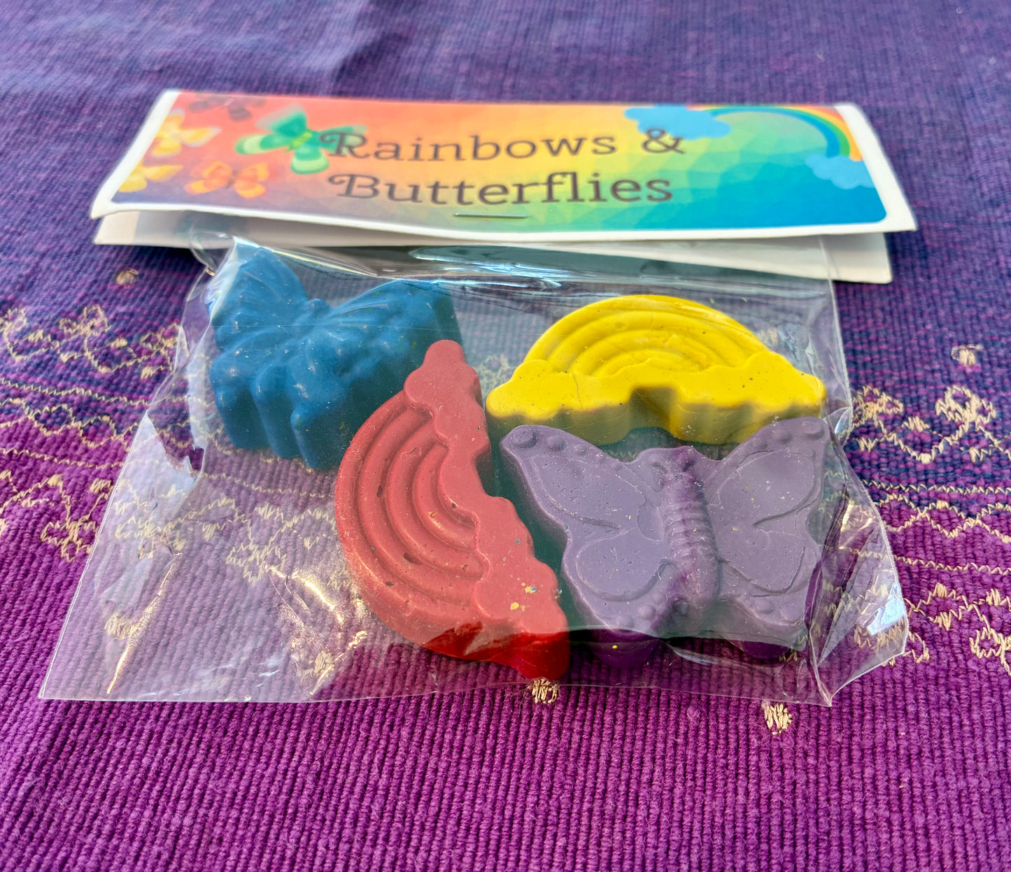 Rainbows & Butterflies - Crayon Bag