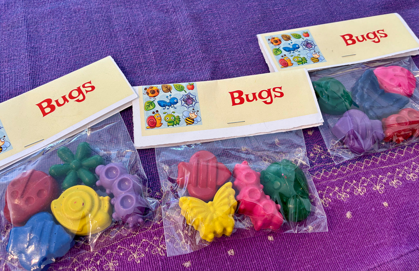 Bugs - Crayon Bags