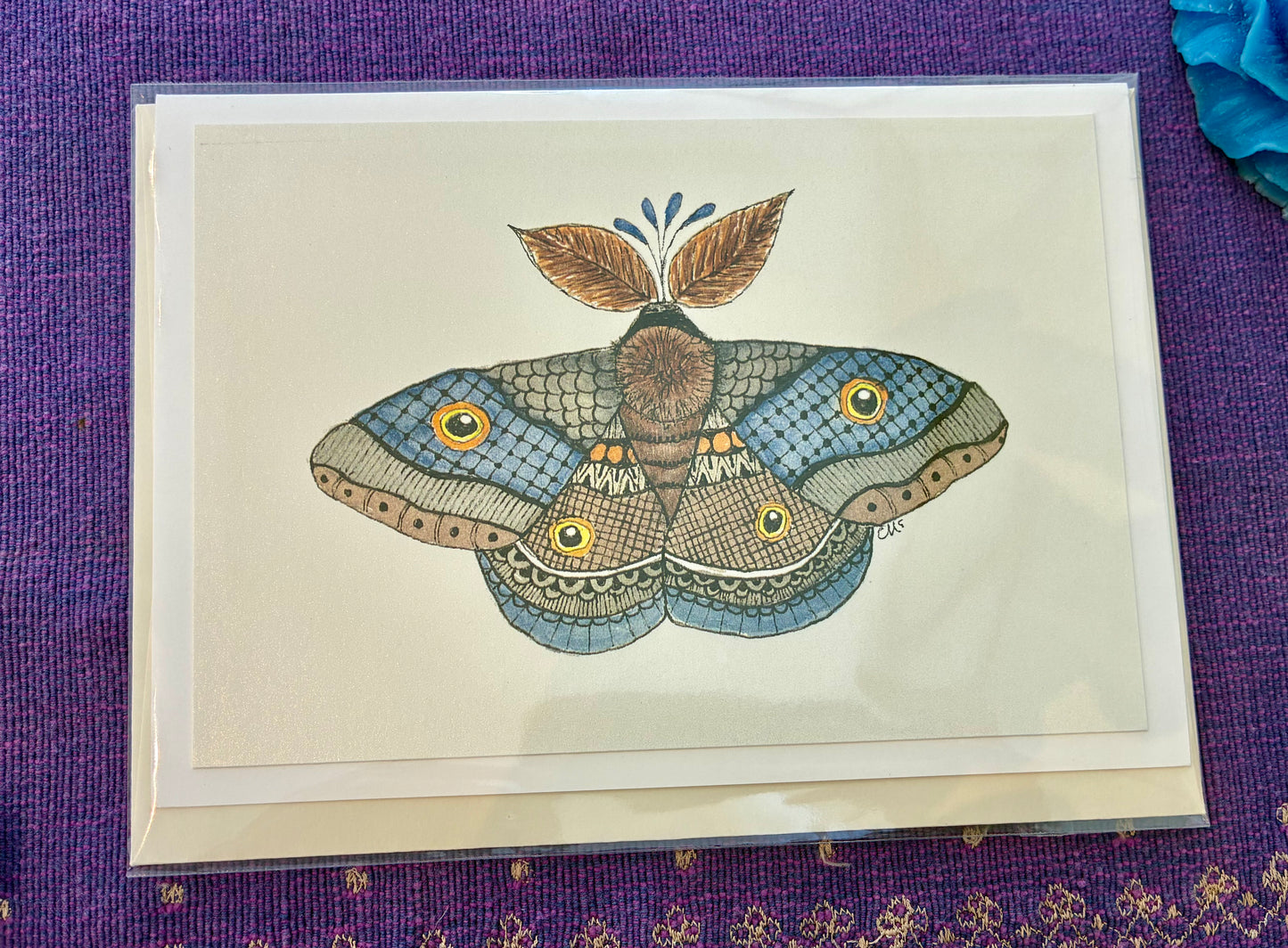 Birthstone Moth Cards