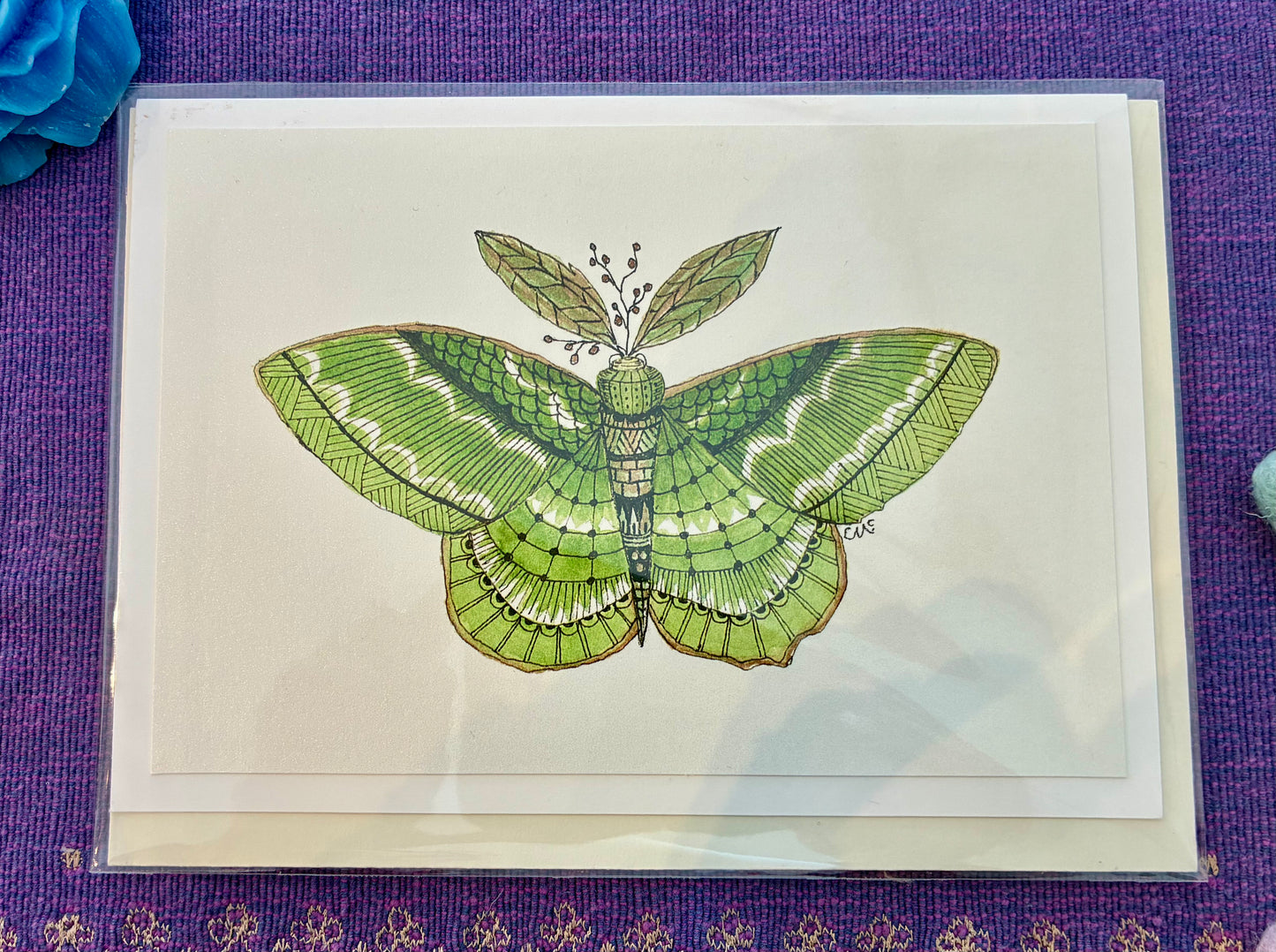 Birthstone Moth Cards