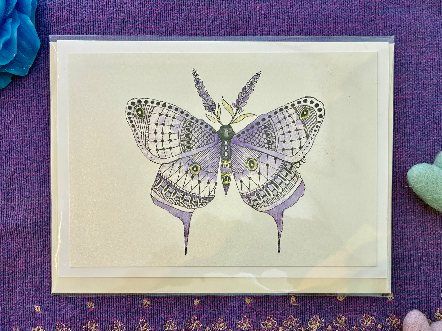 Birthstone Moth Cards