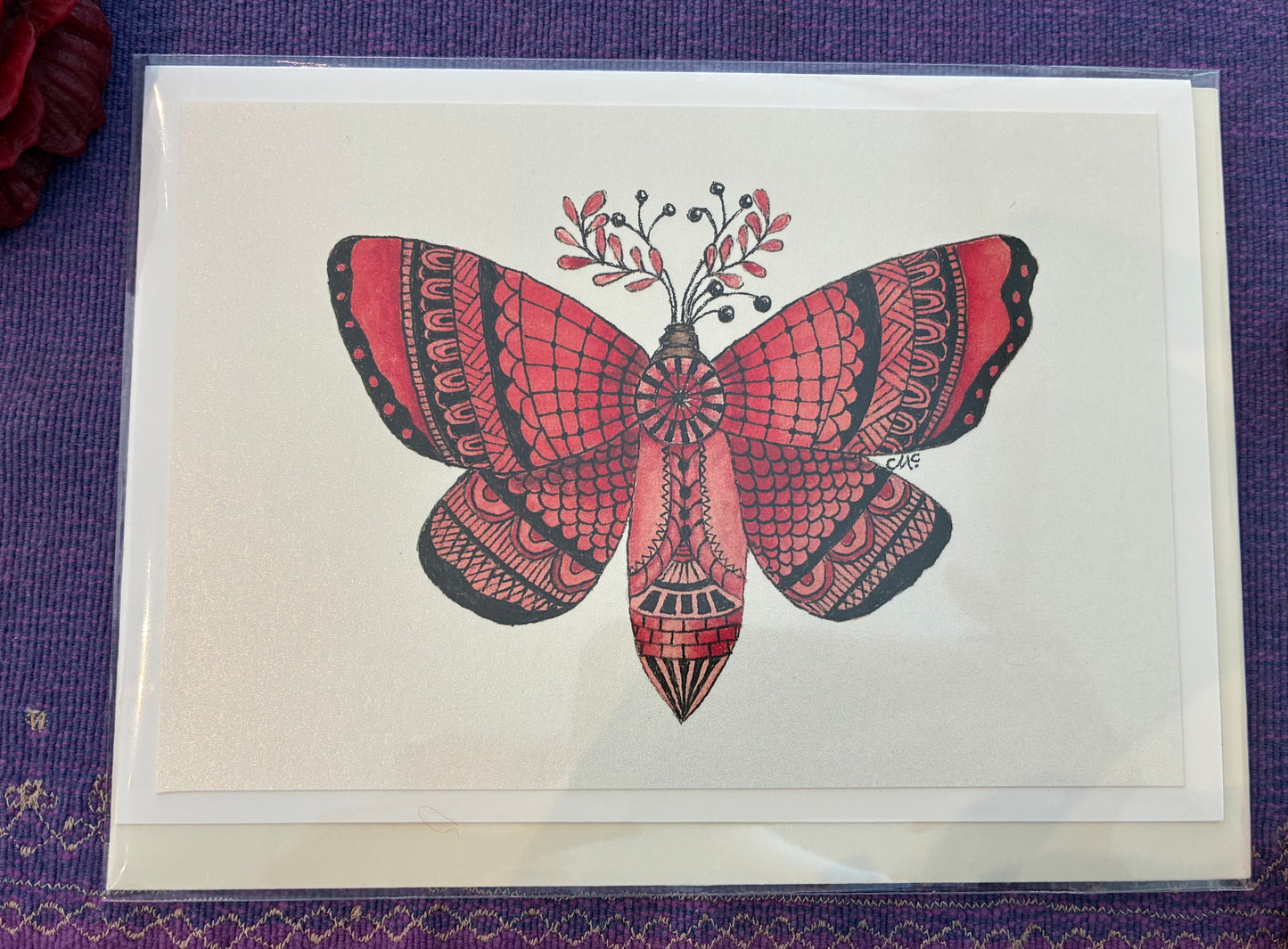 Birthstone Moth Cards