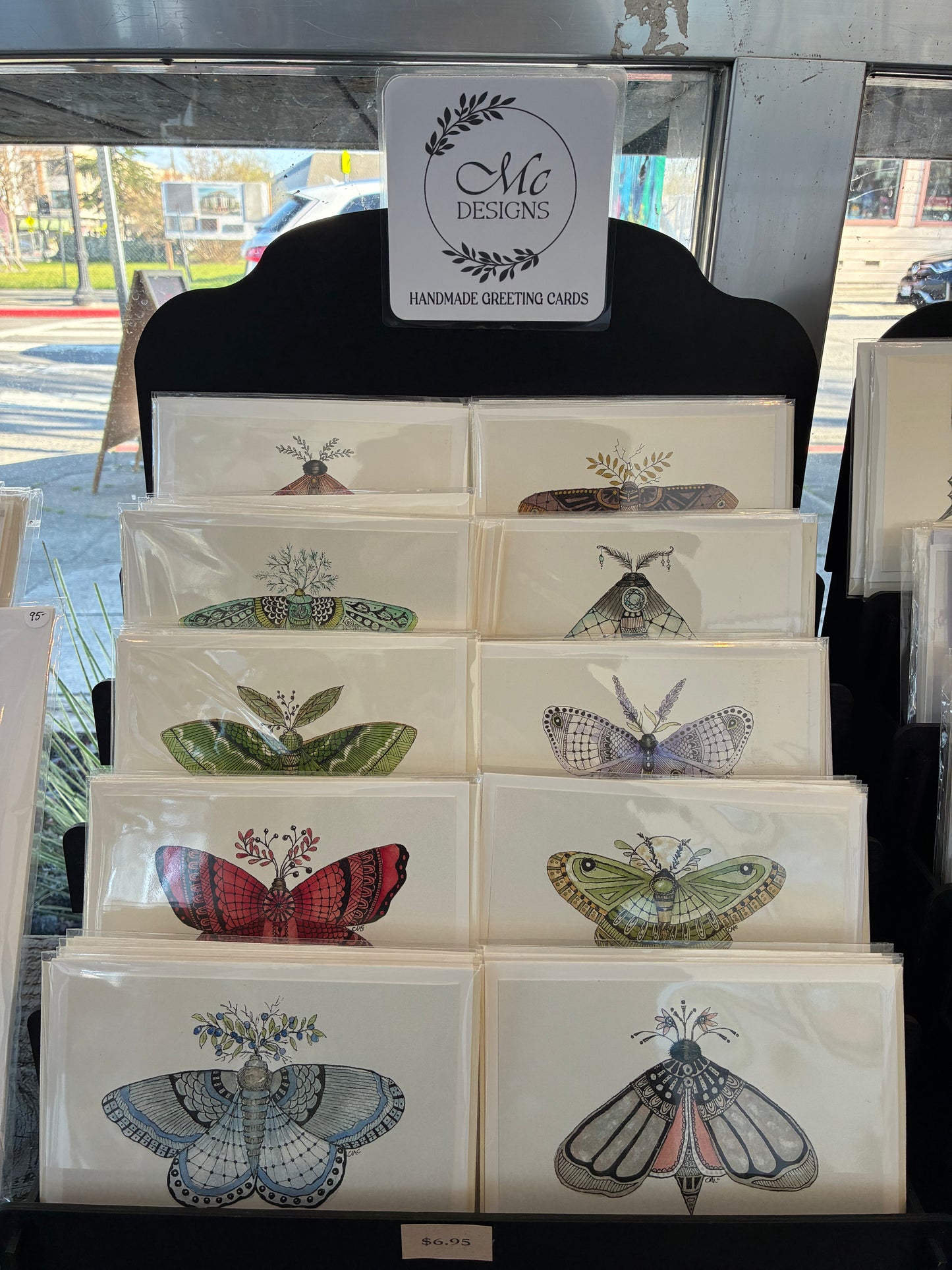 Birthstone Moth Cards