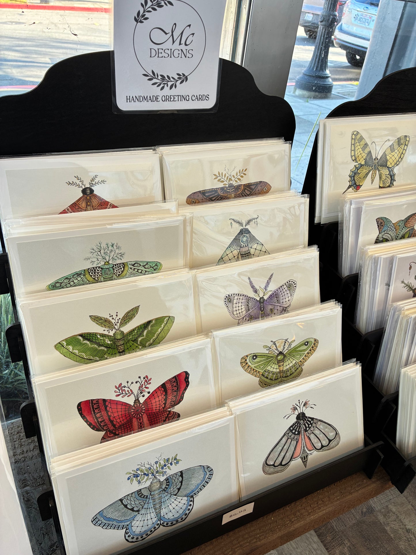 Birthstone Moth Cards