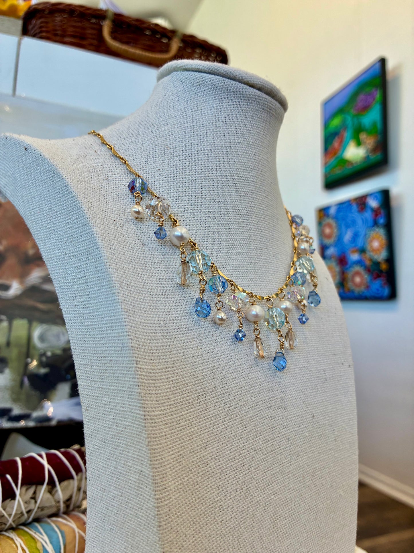 Soiree Elegance Necklace - Winter Frost