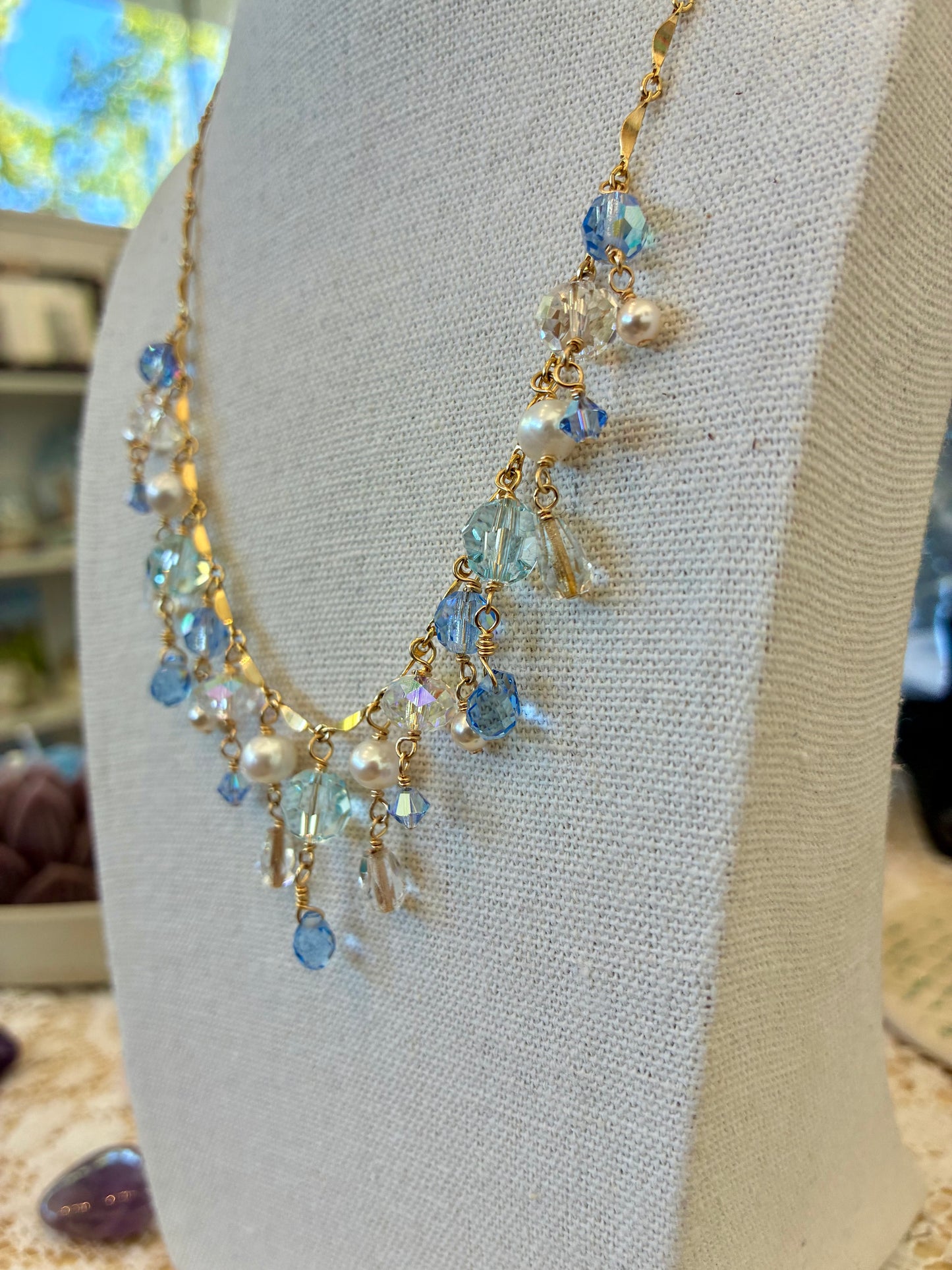Soiree Elegance Necklace - Winter Frost