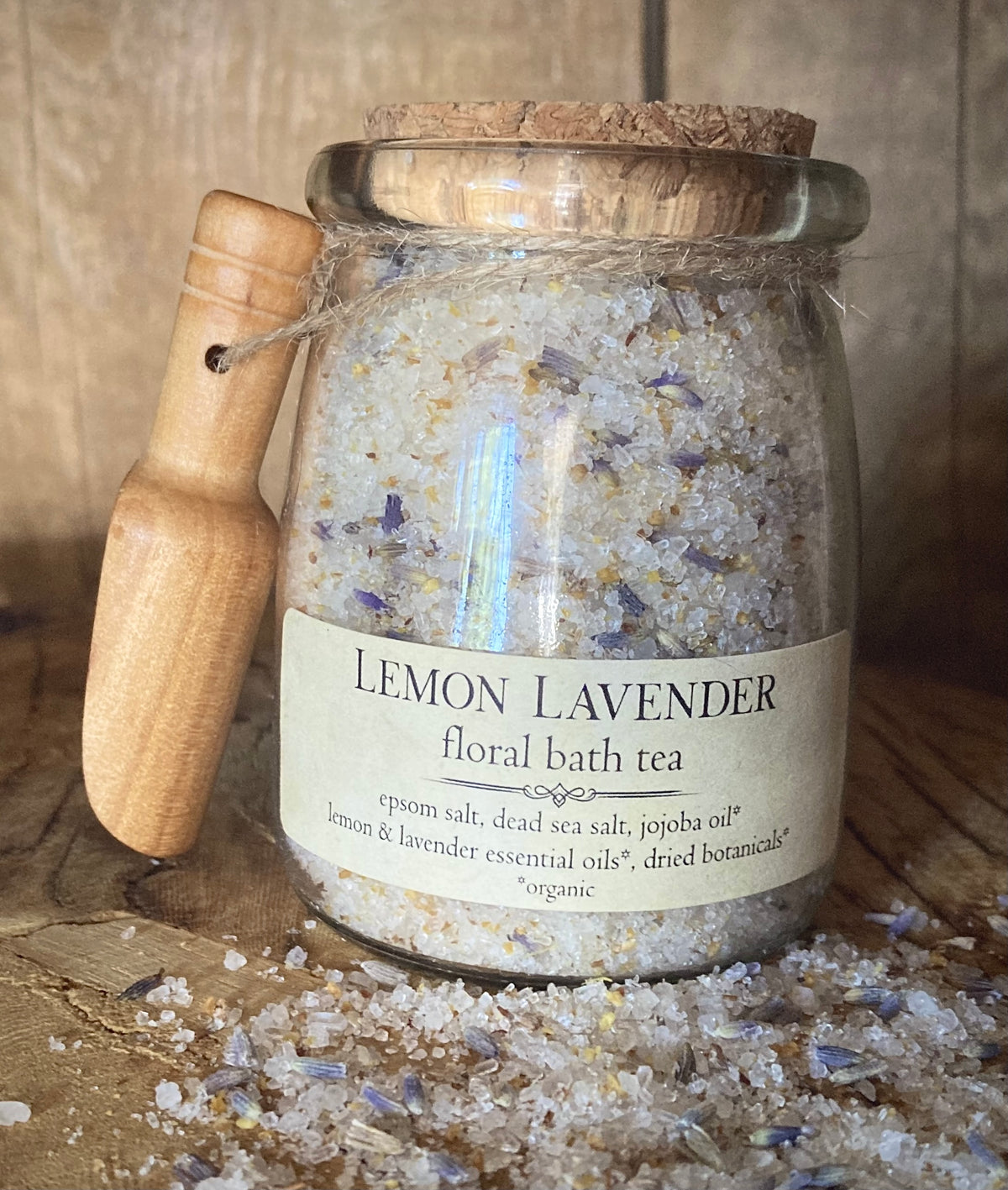 Lemon Lavender Floral Bath Tea
