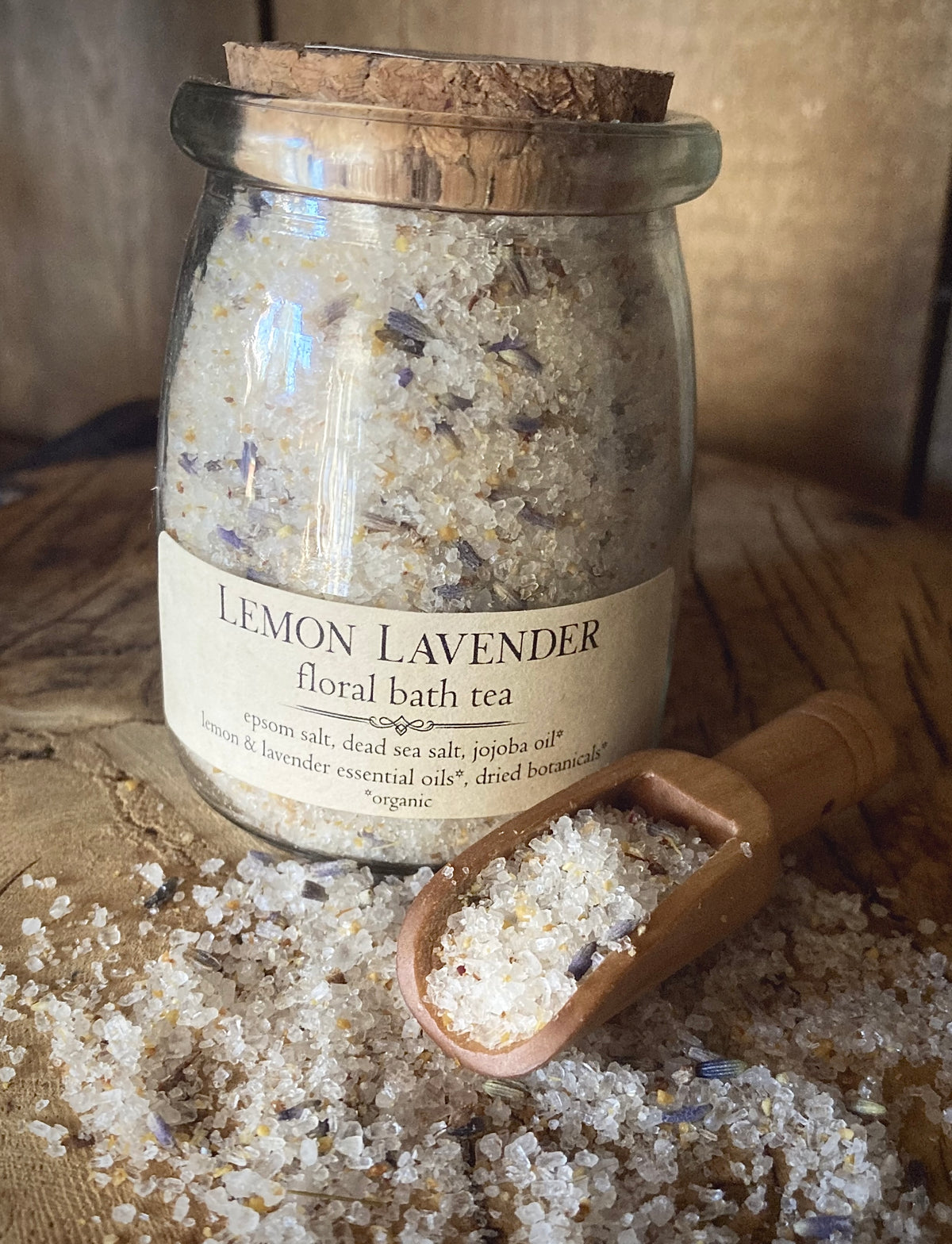 Lemon Lavender Floral Bath Tea