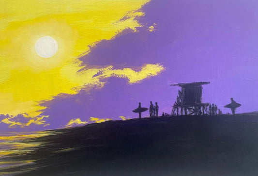 Sun Session in Purple & Gold