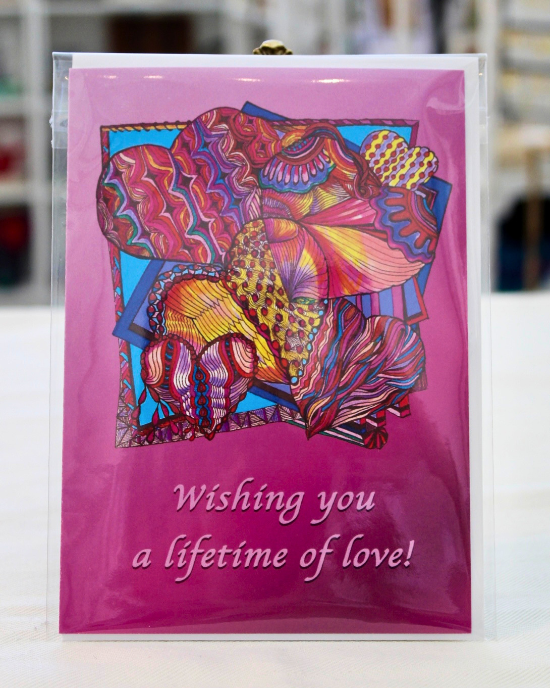 "Wishing You A Lifetime Of Love" Greeting Card