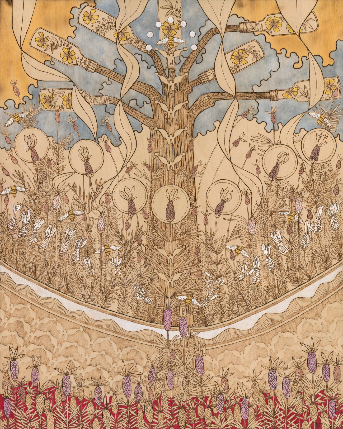 Keffiyah and the Bottle Tree