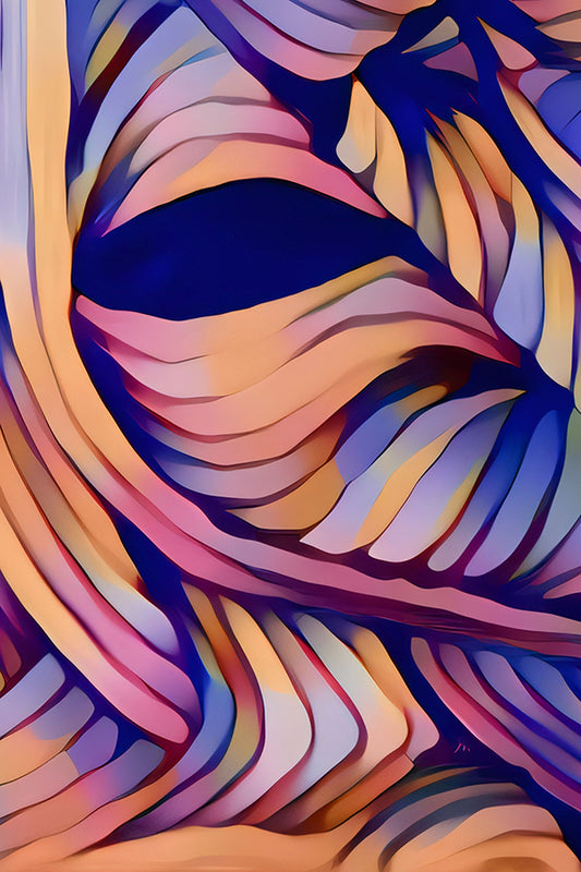 Whale Eye Looking at the Depths of the Ocean